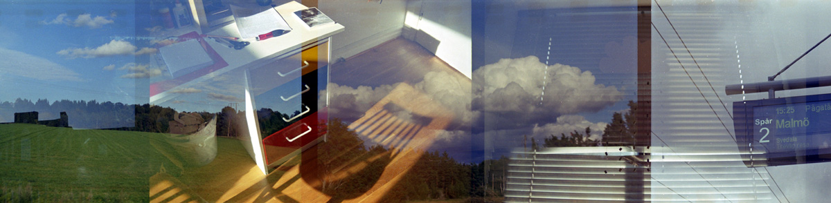 Photography by Camilla Lekebjer: Double exposure on film