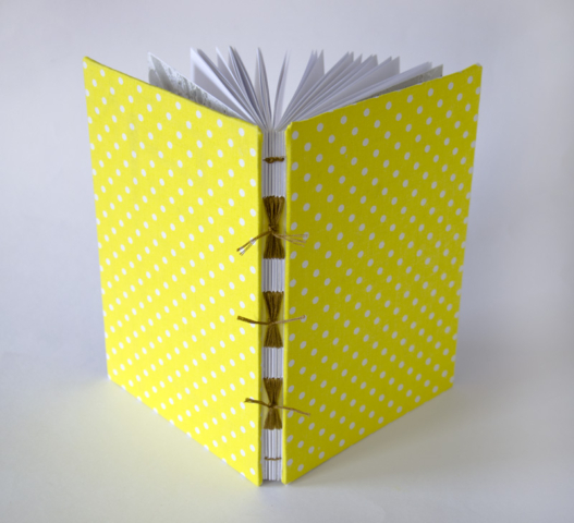 Camilla Lekebjer Handmade yellow book