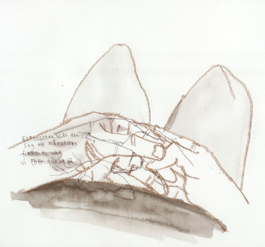 Must be a way – Drawing by Camilla Lekebjer