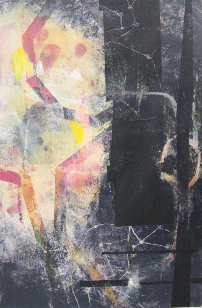 Painting by Camilla Lekebjer: Connection (II)