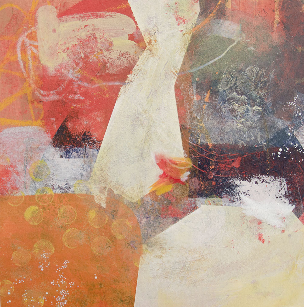 Painting by Camilla Lekebjer: Now we're talking! (I)