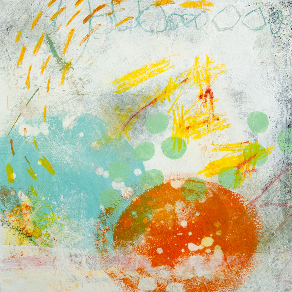 Painting by Camilla Lekebjer: The utopian impulse (III)