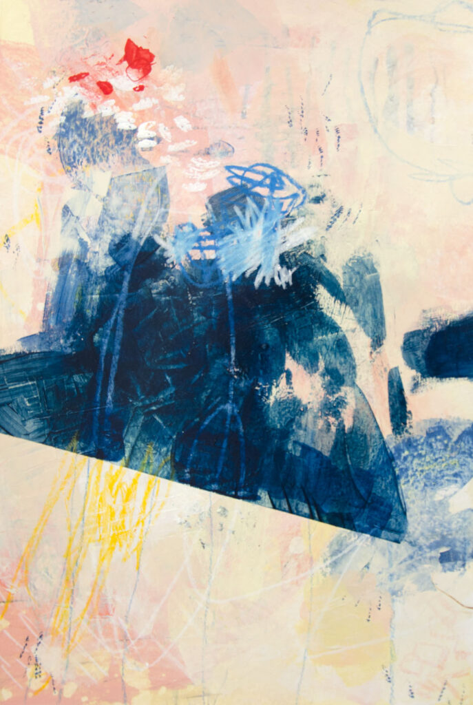Painting by Camilla Lekebjer: Beginnings (I)