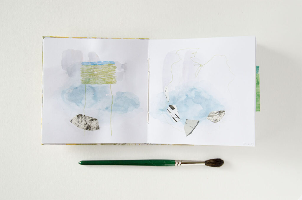 Sketchbook spread
