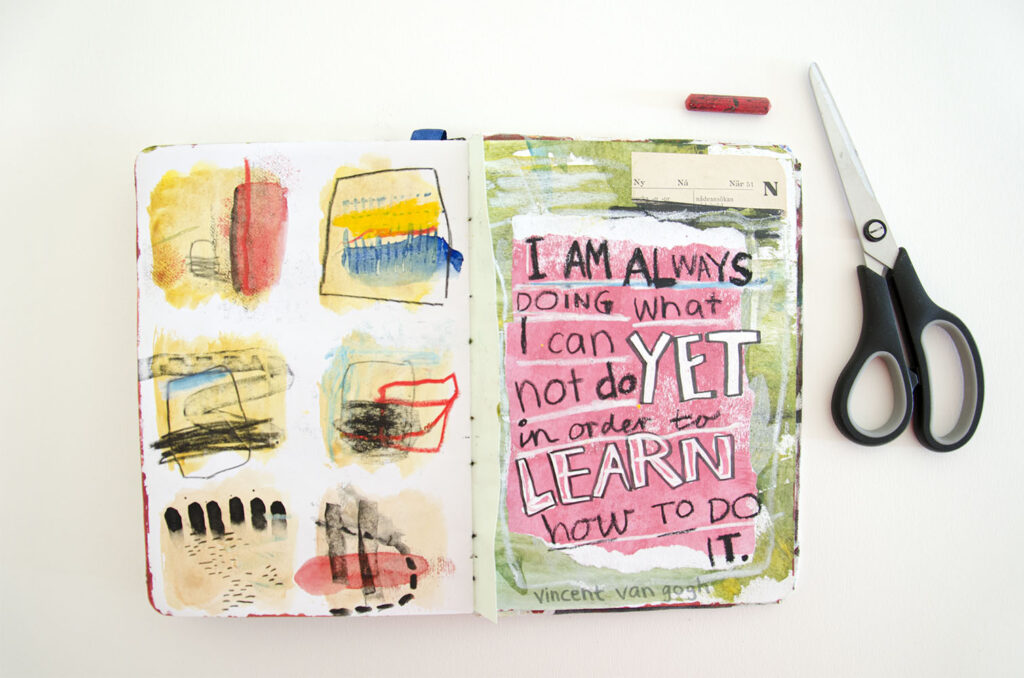 Sketchbook spread