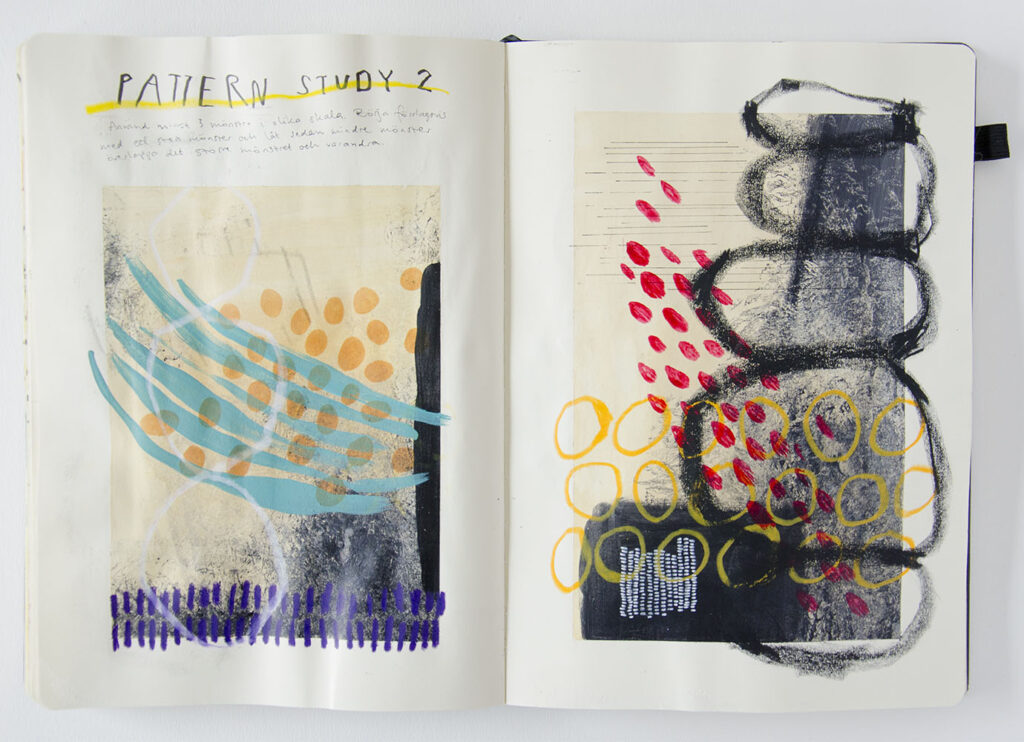 Sketchbook spread