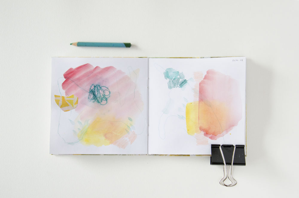 Sketchbook spread